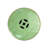 Distressed Green Peacock Ceramic Garden Stool