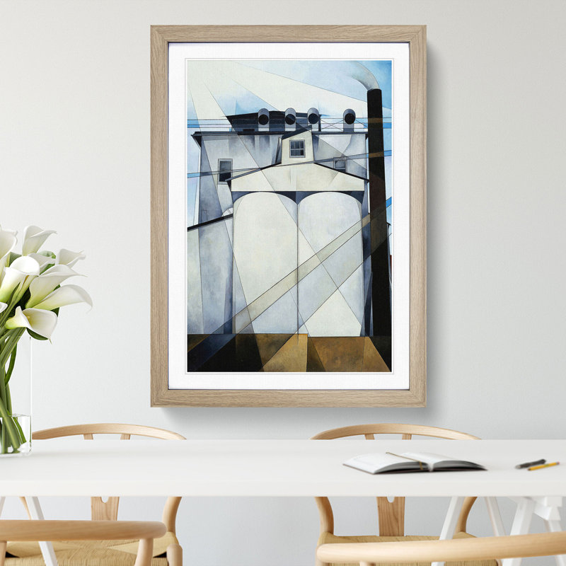 My Egypt by Charles Demuth - Picture Frame Painting, 36cm H x 27cm W x 2cm D, Oak Framed
