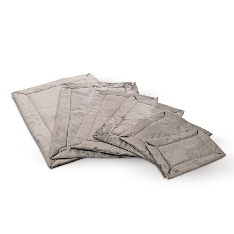 Tapis de caisse pour chien auto-chauffant, Très très grand (l 54 po x P 37 po x H 0,5 po), gris