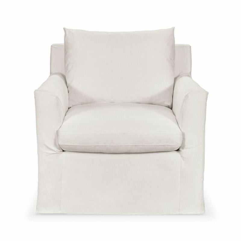 Cassiano Swivel Armchair, Elite Ivory