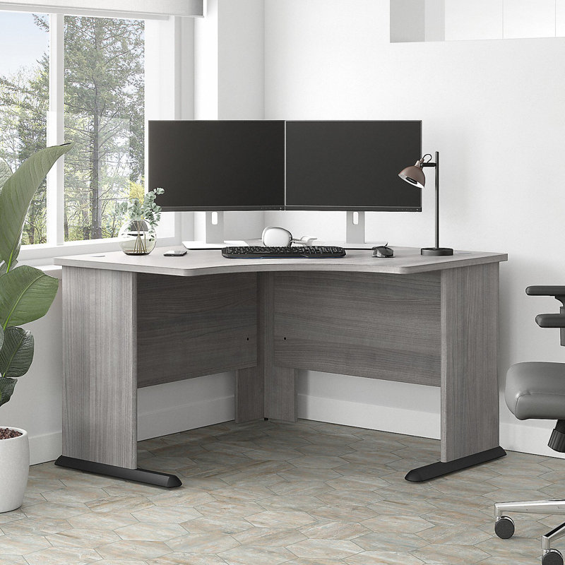 Bureau Studio A, Gris platine, H 30 po x l 47 po x P 47 po