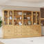 Armoire de cuisine avec portes en verre l 94,5 po x H 71 po x P 15,7 po Reshod-1252259860