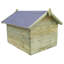 Cale Impregnated Pinewood Portable Dog House-42352308