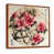 Toile avec cadre flottant brun