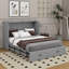 Full Size Murphy Bed Wall Bed With Drawer And A Set Of Sockets & USB Ports-790190205