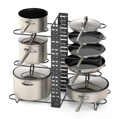 Metal Oval Countertop / Cabinet Pot Rack