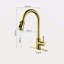 Robinet de cuisine tactile avec douchette extractible-118388125