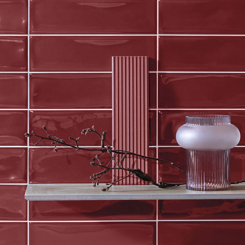 Connoisseur magenta brillant 3 x 10, Rouge