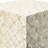 14X14x18" Square Capiz Stool