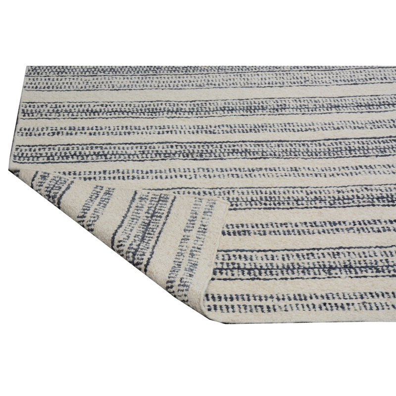 Nomad Wool Striped Area Rug, Rectangle 9' x 12'