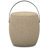 Ramsay 16"W Upholstered Round Footstool with Wood Handle-112356289