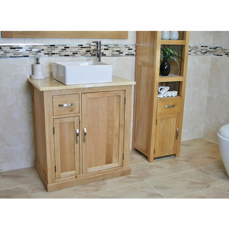 Demarco 751mm Single Bathroom Vanity with Vessel Ceramic Basin