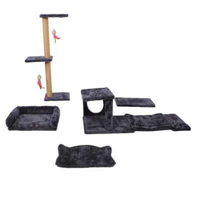 Wall-Mounted Cat Tree Shelves (Set Of 5)