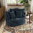 54.9"W Slipcovered Accent Barrel Chair,modern Oversized Sofa Chair With Pillows-334417653