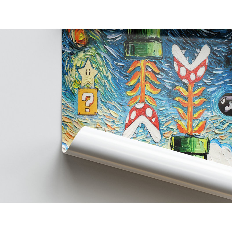 Print on Canvas, 70 cm H x 70 cm W, White Floater Framed