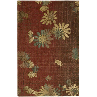 Kindra Wool Floral Indoor Rug