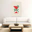 Festive Christmas Cocktail Retro Winter Wall Art Print by Dominique Vari - Wrapped Canvas Print-958376128