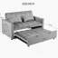 Lit escamotable 3-en-1 avec dossier inclinable et coussins-1592348112