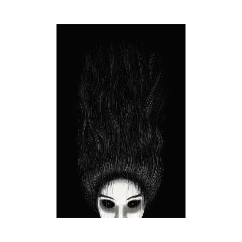 Haunted by Nicebleed - Print on Canvas, Wrapped Canvas, 30.48cm H x 20.32cm W x 1.91cm D