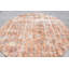 Tapis rétro, tapis décoratifs 4,5 po x 4,7 pi, tapis moderne, tapis Oushak, tapis orange, tapis turc