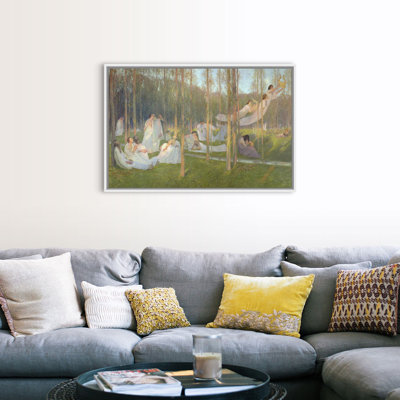 «Serenity», Illustration pour le livre VI de l'Énéide par Henri Martin - reproduction d'art sur toile