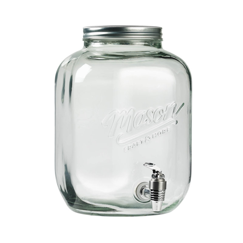 Classic Drinkware 376oz. Glass Beverage Dispenser