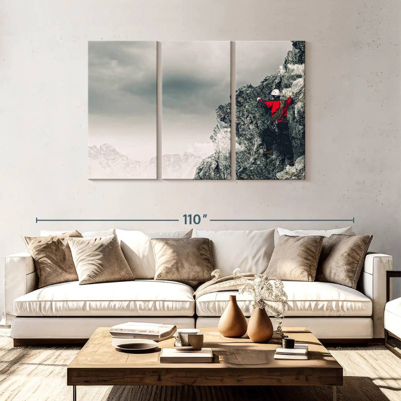 Sireci Ice Climbing Pop, 48" H x 74" W