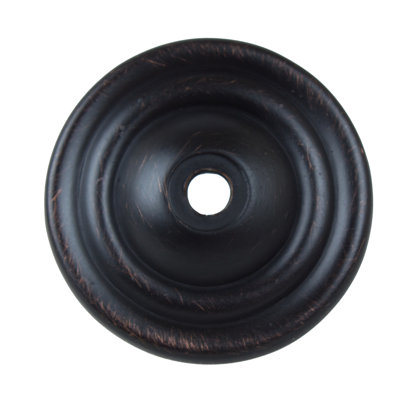 Contre-plaque ronde ronde à bouton d'armoire