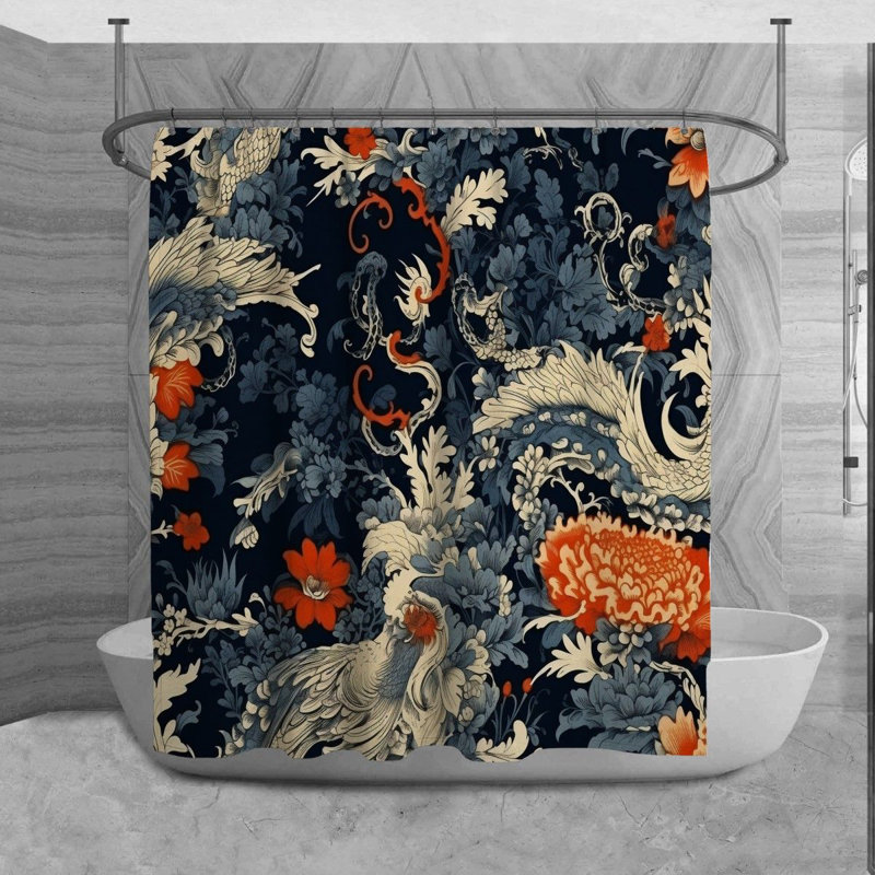 Rideau de douche Trenda, H 73 po x l 70 po
