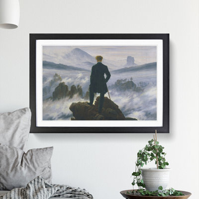Wanderer Above the Sea of Fog Vol.1 by Caspar David Friedrich - Picture Frame Painting