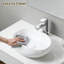 Lavabo de salle de bain ovale 18 "