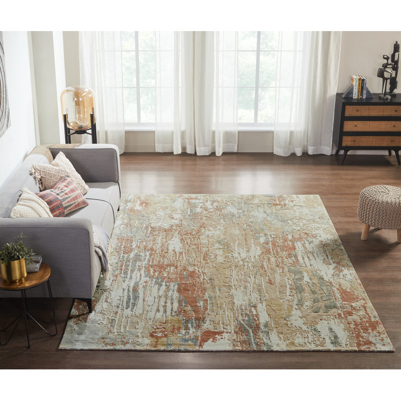 Tapis en laine tissé à la machine Bergeman, Rectangle 13 pi x 18 pi