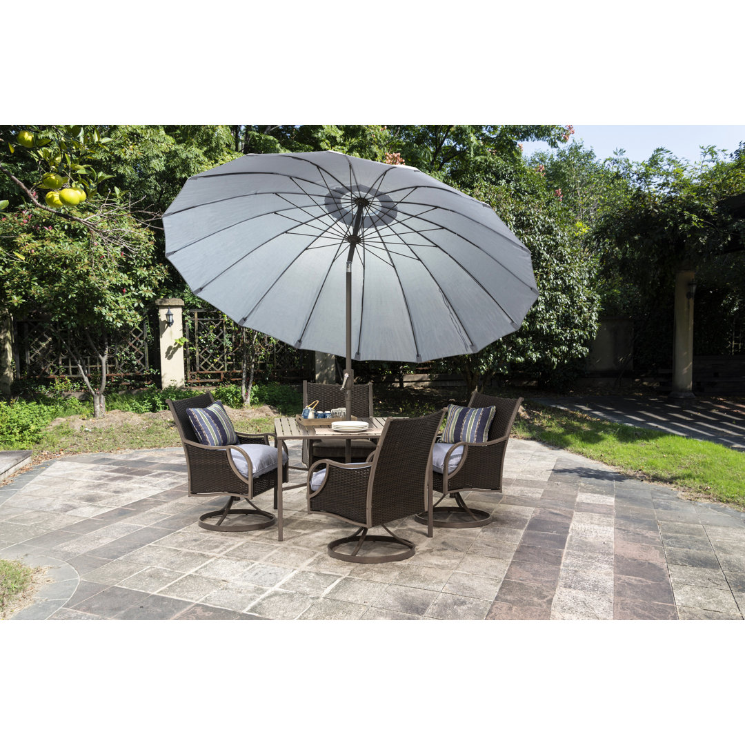 Loveland 9' Market Umbrella Arlmont & Co. Fabric