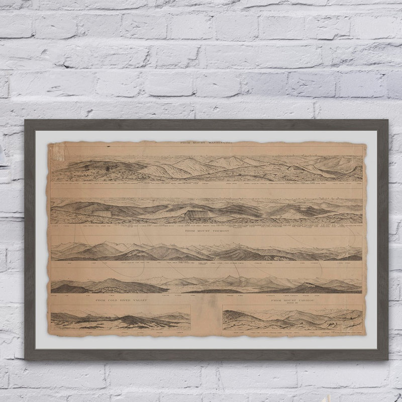 «Panoramic Views - Floater Frame», impression, H 12 po x l 18 po