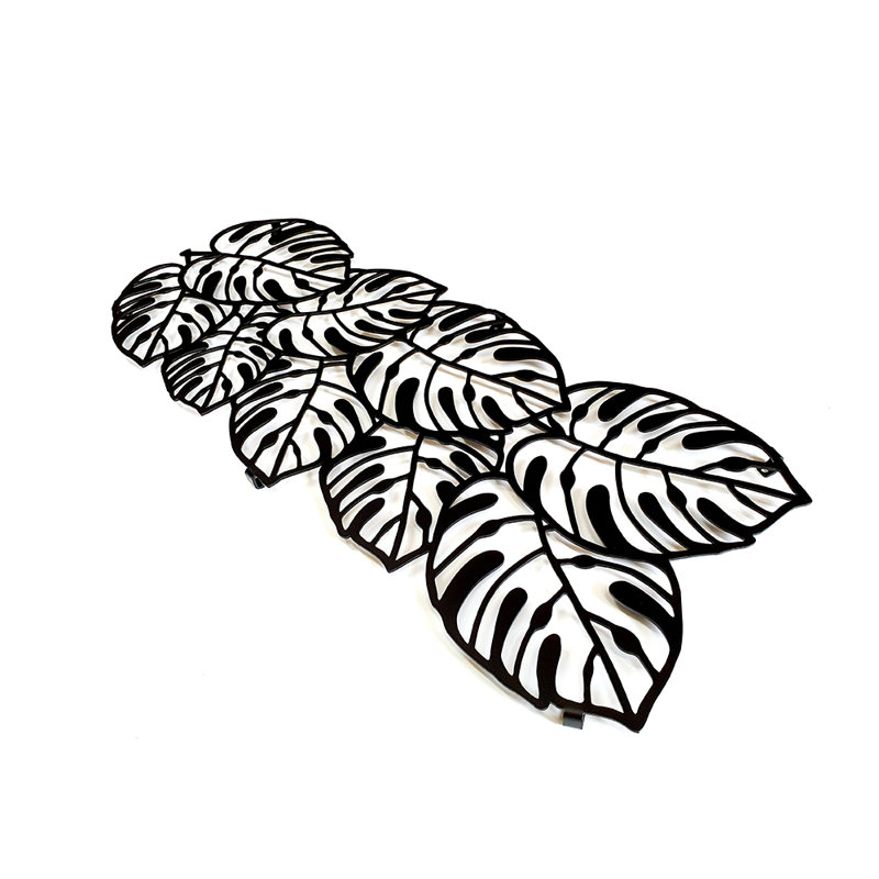 Pahokee Steel Wall 20 - Hook Wall Mounted Coat Rack