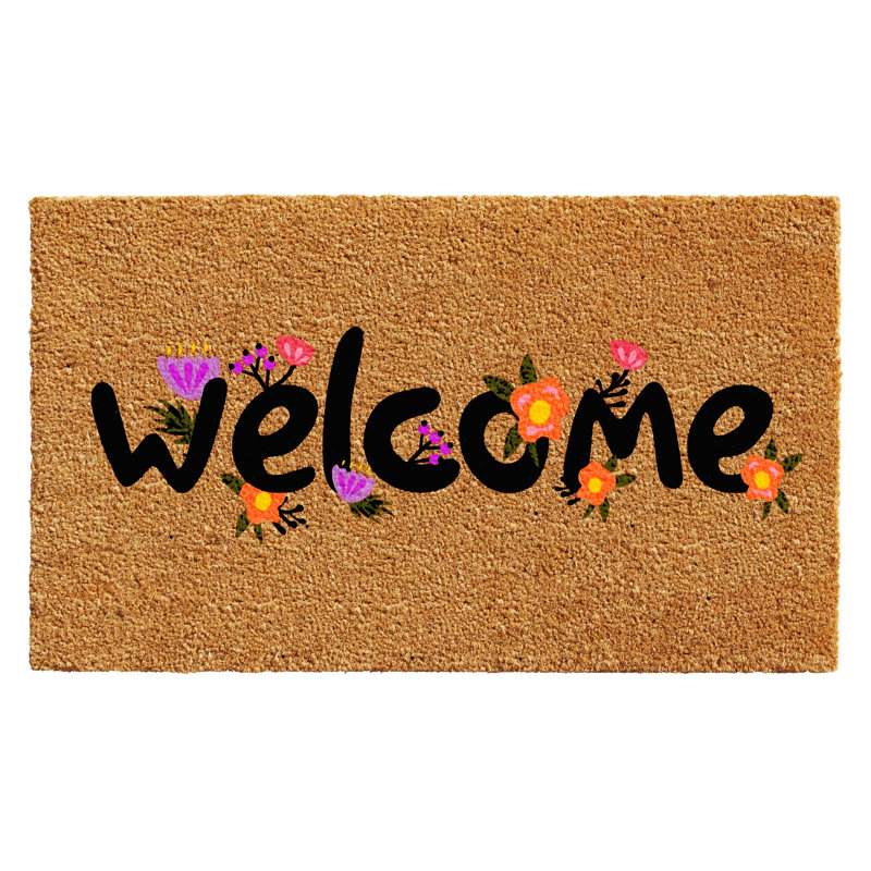 Spring Welcome Doormat