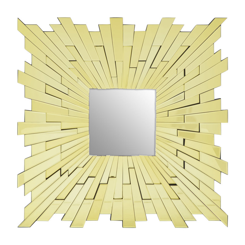 Terri Solid Wood Flat Wall Mirror