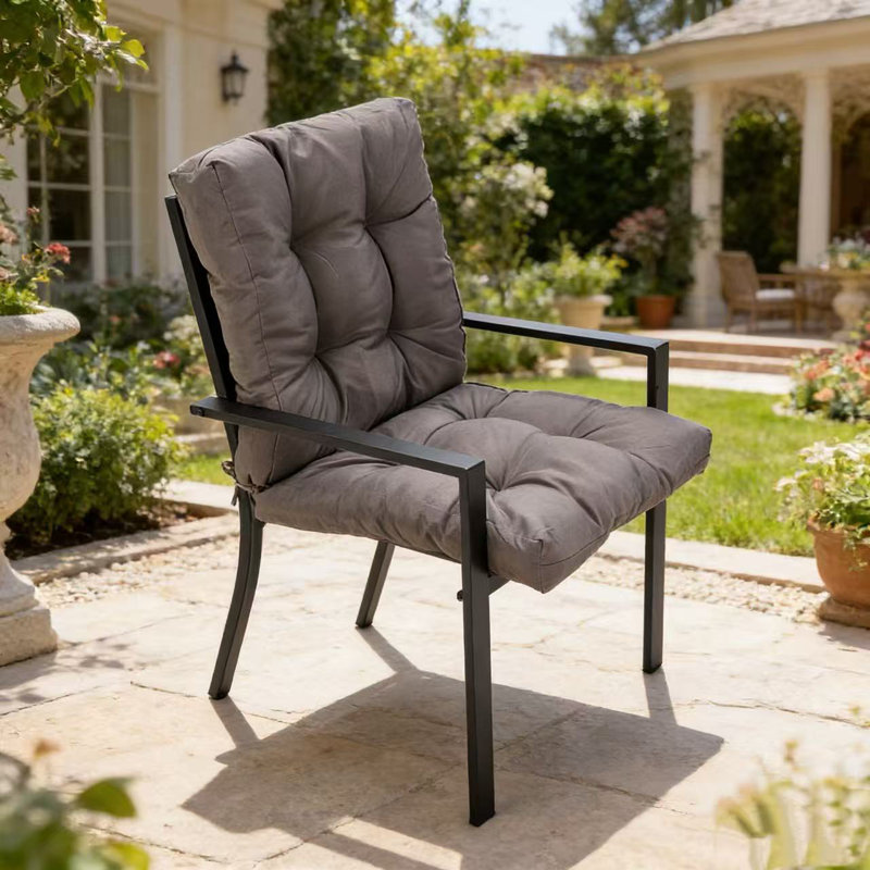 Outdoor Seat/Back Cushion, Dark Grey