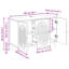 Engineered Wood Rectangle Accent Chest