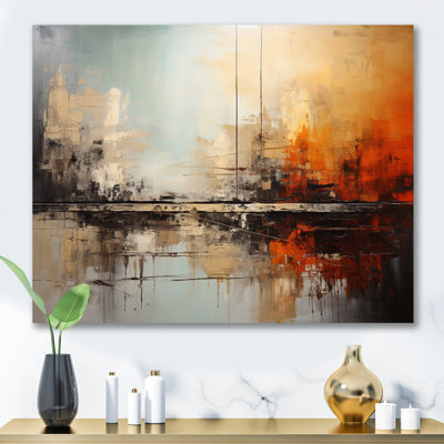 Teal Orange Bold Energy II - Print