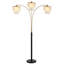 Lampe sur pied en forme d'arbre de coquillage naturel à 3 lumières Beckum-962885890