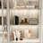 68.5" W Display Cabinet with Warm LED Lighting, Tempered Glass Doors & 8 Shelves