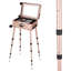 Organisateur de maquillage en métal 4 compartiments