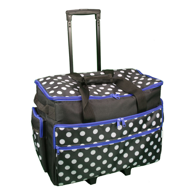 Rebrilliant Fabric Storage Bag, Black;White;Blue