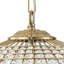 Sparkling 4-Light Clear Crystal Diamond Cage Chandelier