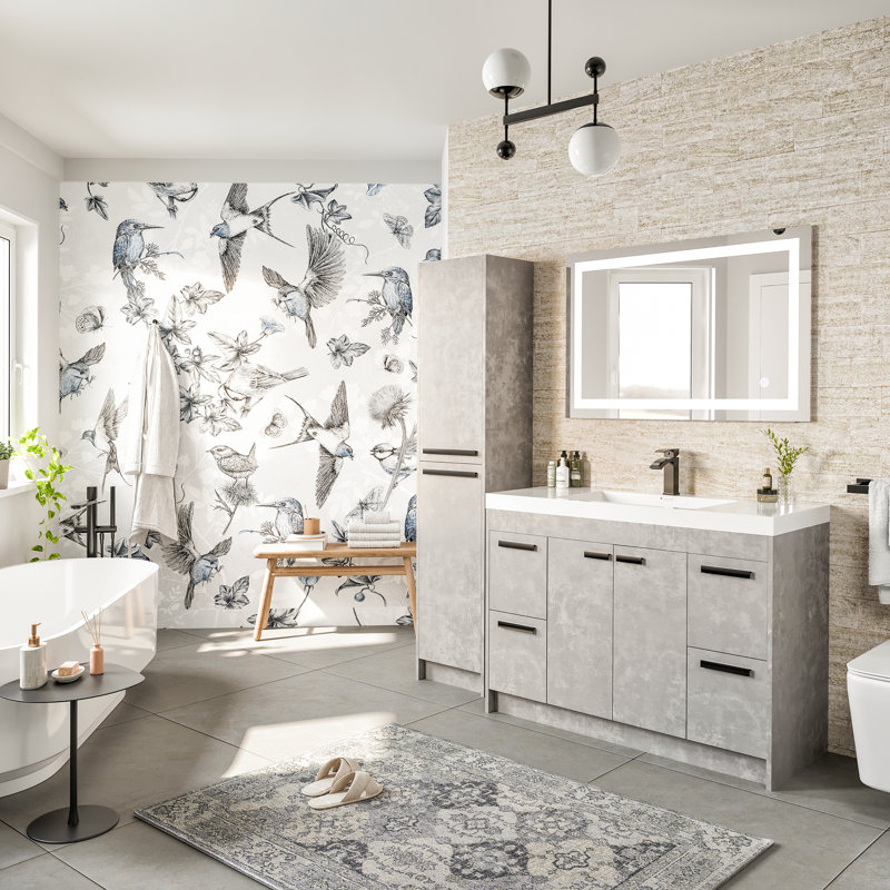Wauconda Modern 48" Single Bathroom Vanity Set