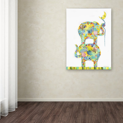 Berkley 'Lasso the Moon Elephants' Canvas Art