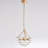 4-Light Modern Glass Bubble Chandelier, 20"D-1765888426