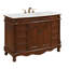 Ensemble de meuble-lavabo simple de 48 po pour la salle de bain Mariella-739503760-739503761