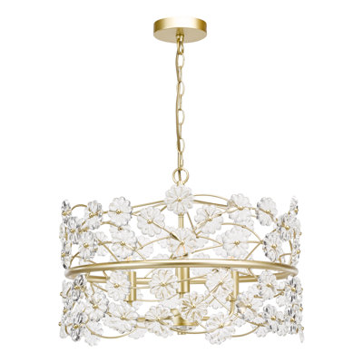 3 - Light Satin Gold Pendant